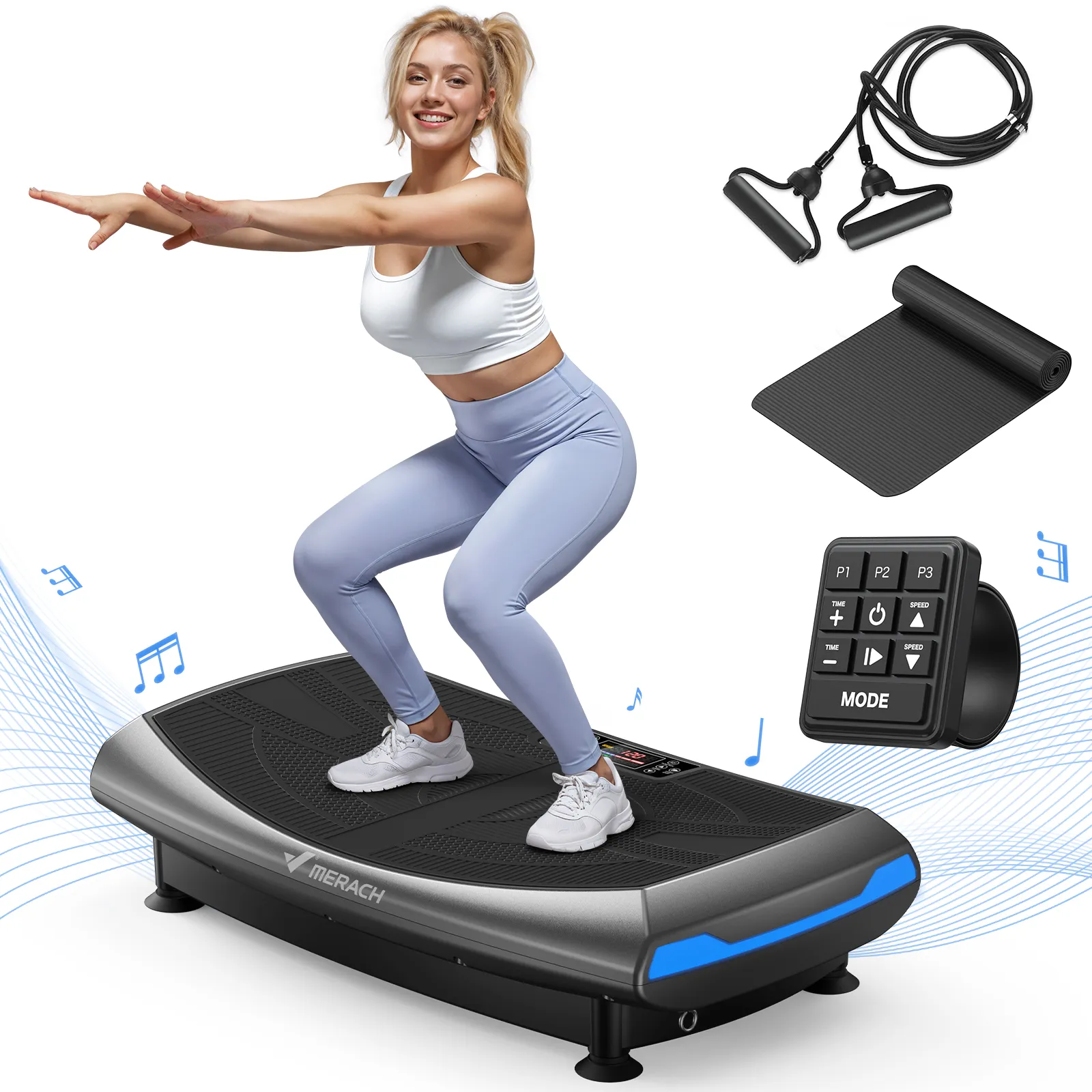 CV61 4D Curved Lymphatic Drainage Vibration Plate with Turbo Power - Image 11