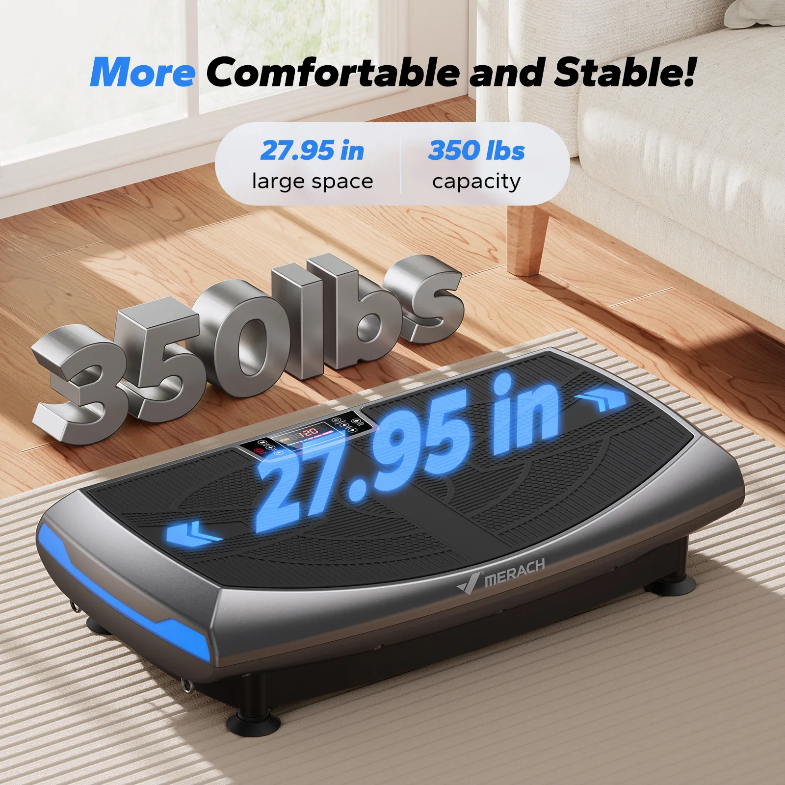 CV61 4D Curved Lymphatic Drainage Vibration Plate with Turbo Power - Image 16