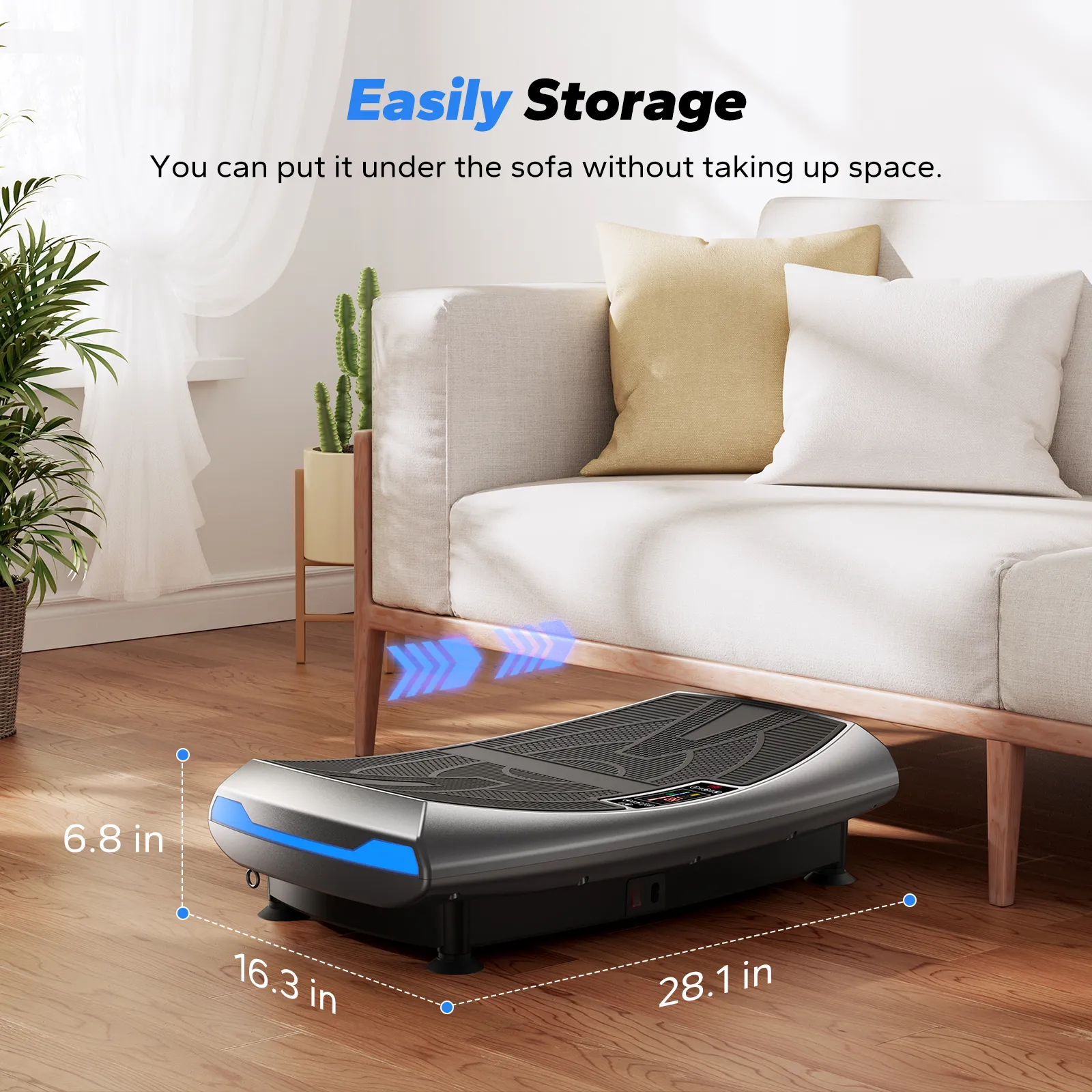 CV61 4D Curved Lymphatic Drainage Vibration Plate with Turbo Power - Image 17