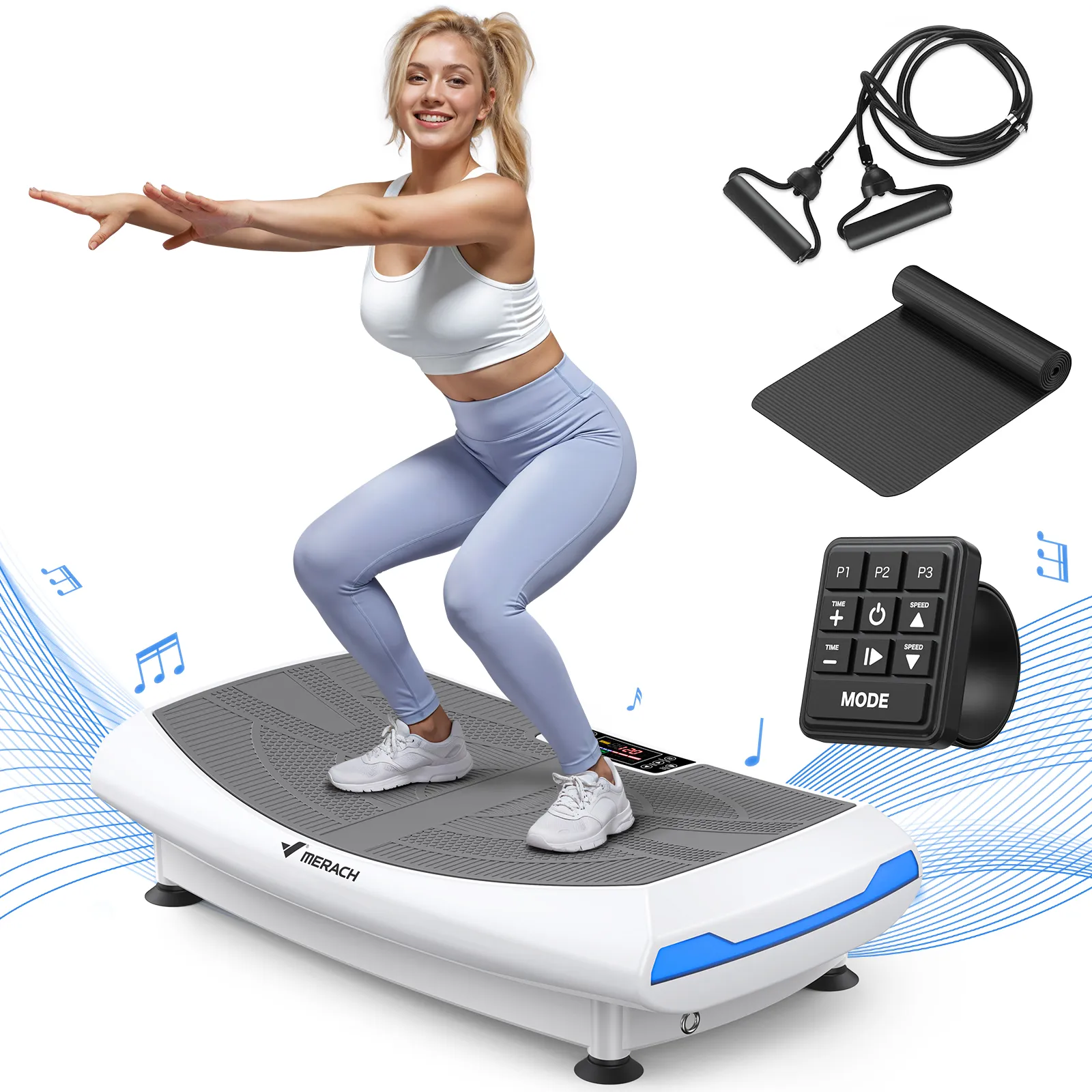 CV61 4D Curved Lymphatic Drainage Vibration Plate with Turbo Power - Image 19