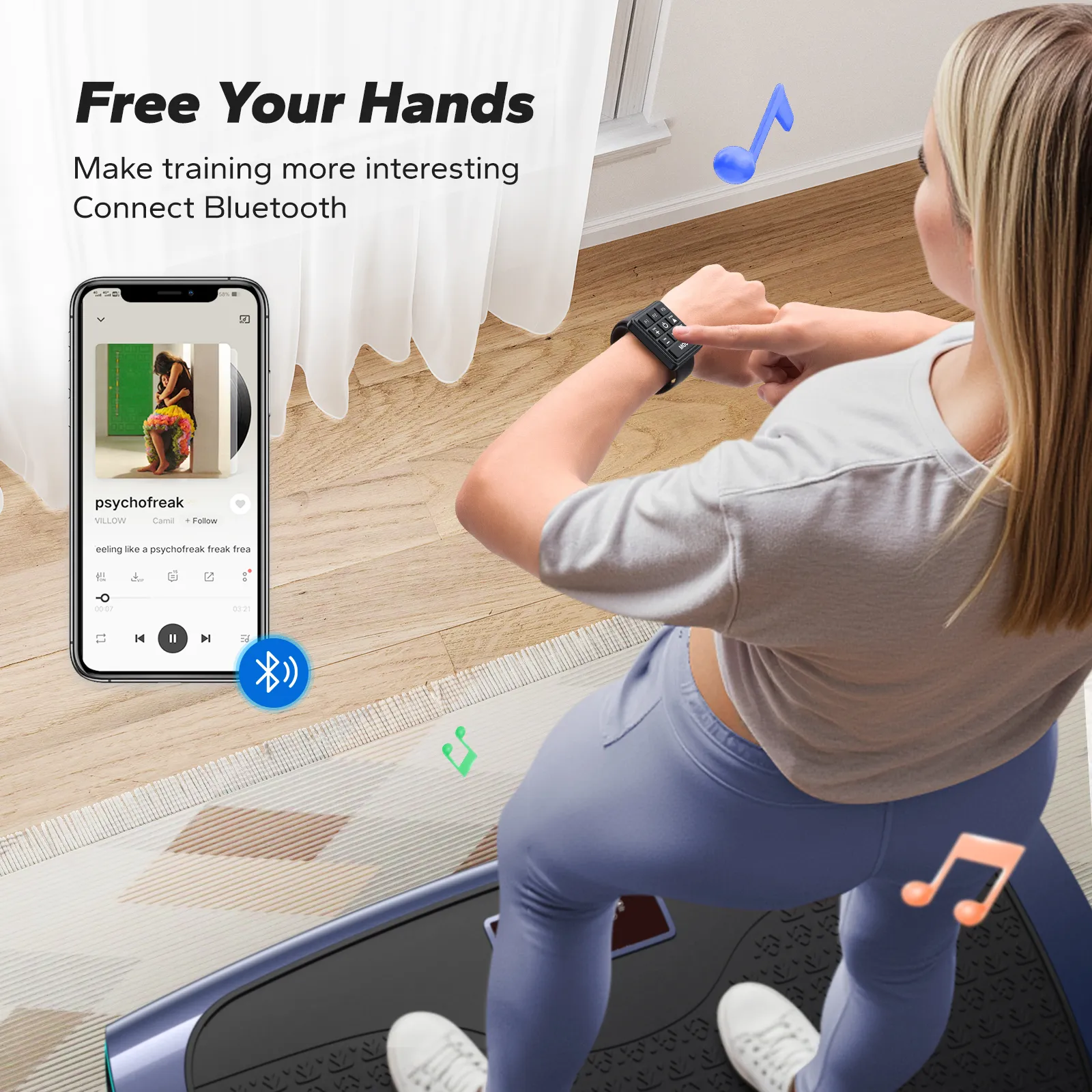 CV61 4D Curved Lymphatic Drainage Vibration Plate with Turbo Power - Image 5