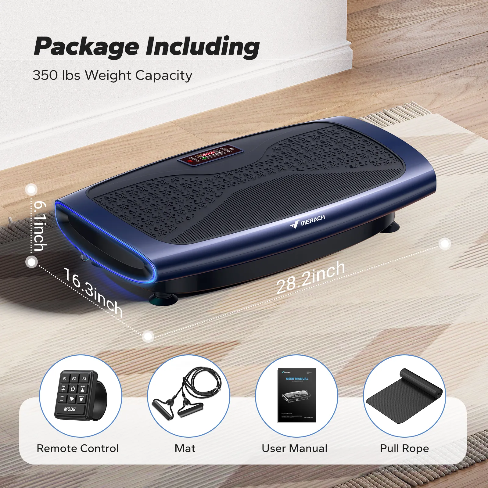 CV61 4D Curved Lymphatic Drainage Vibration Plate with Turbo Power - Image 7