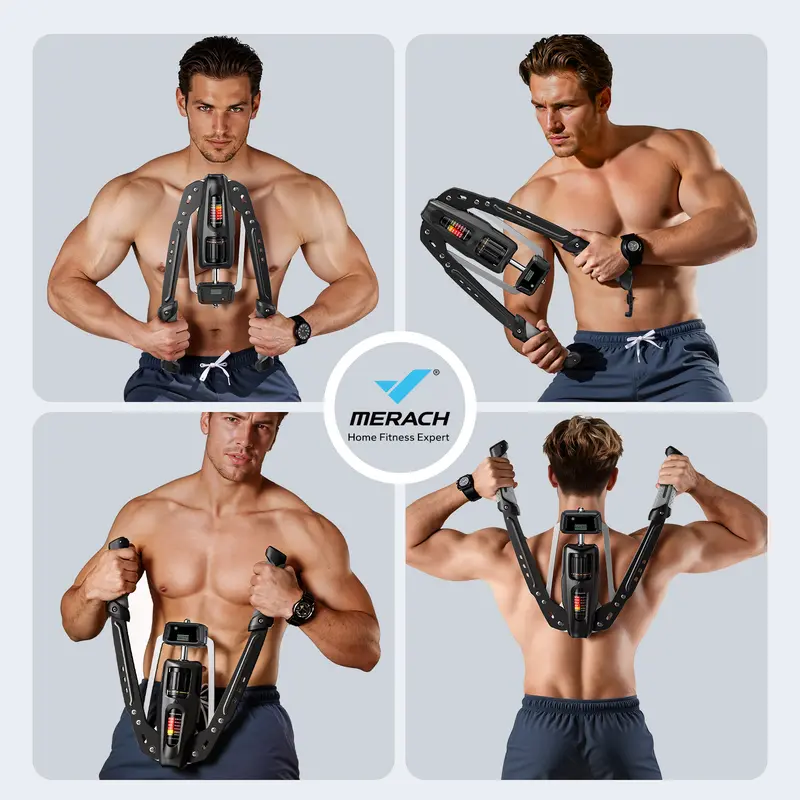 Hydraulic Arm Exerciser with Counter & Adjustable 22–440 lbs - Image 8