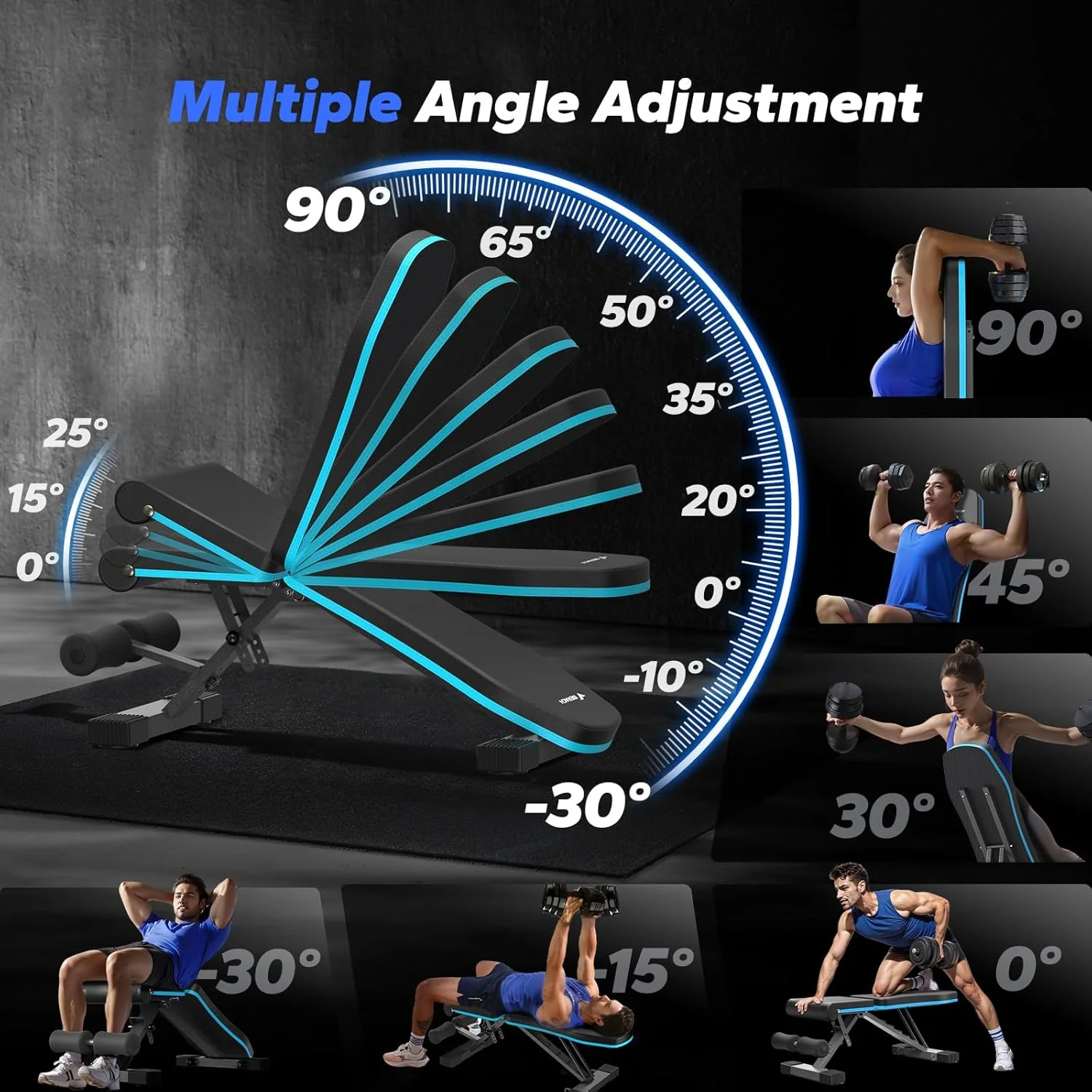 Merach Foldable Weight Bench - Image 6