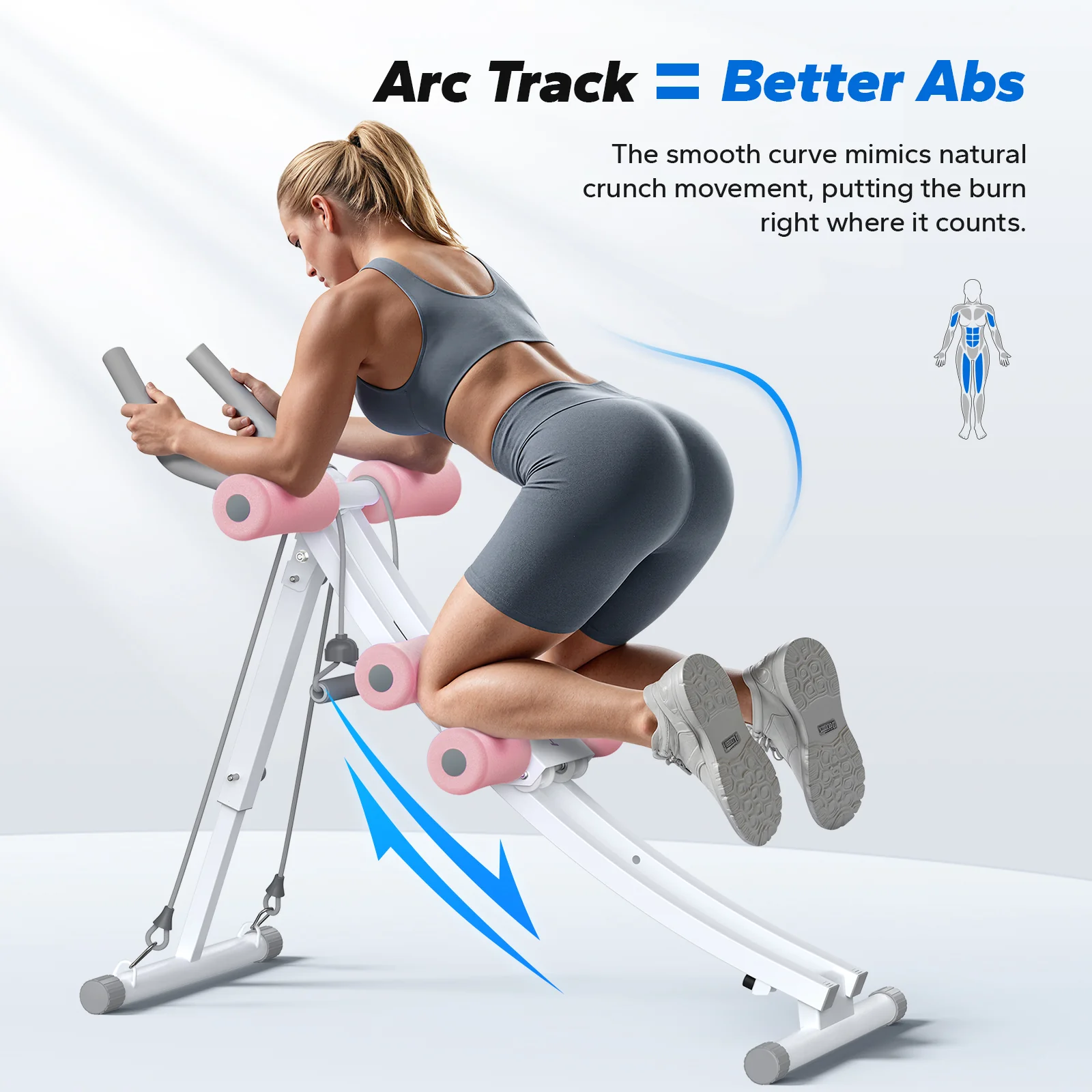 Foldable Ab Machine with Single-Side Motion - Image 4