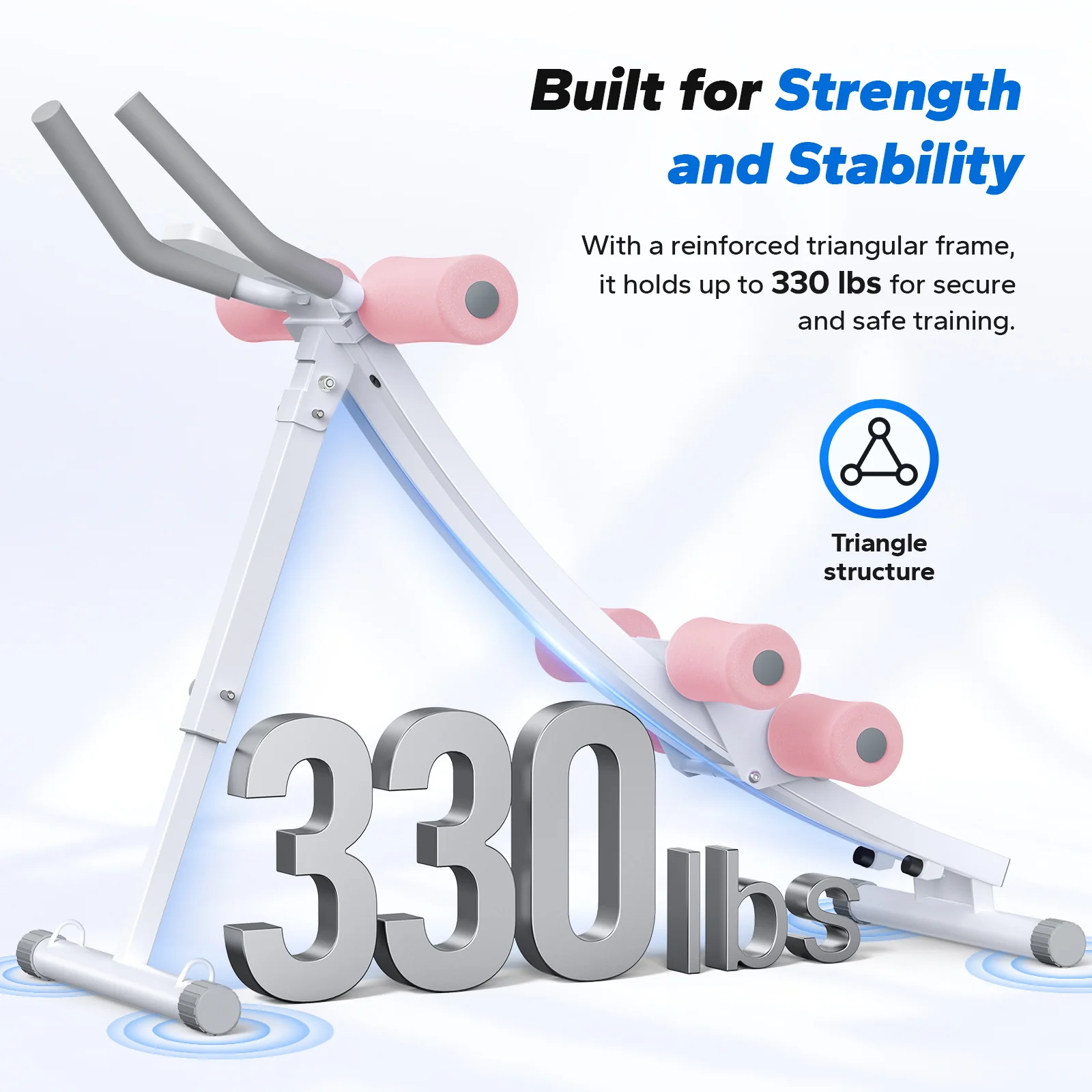 Foldable Ab Machine with Single-Side Motion - Image 6