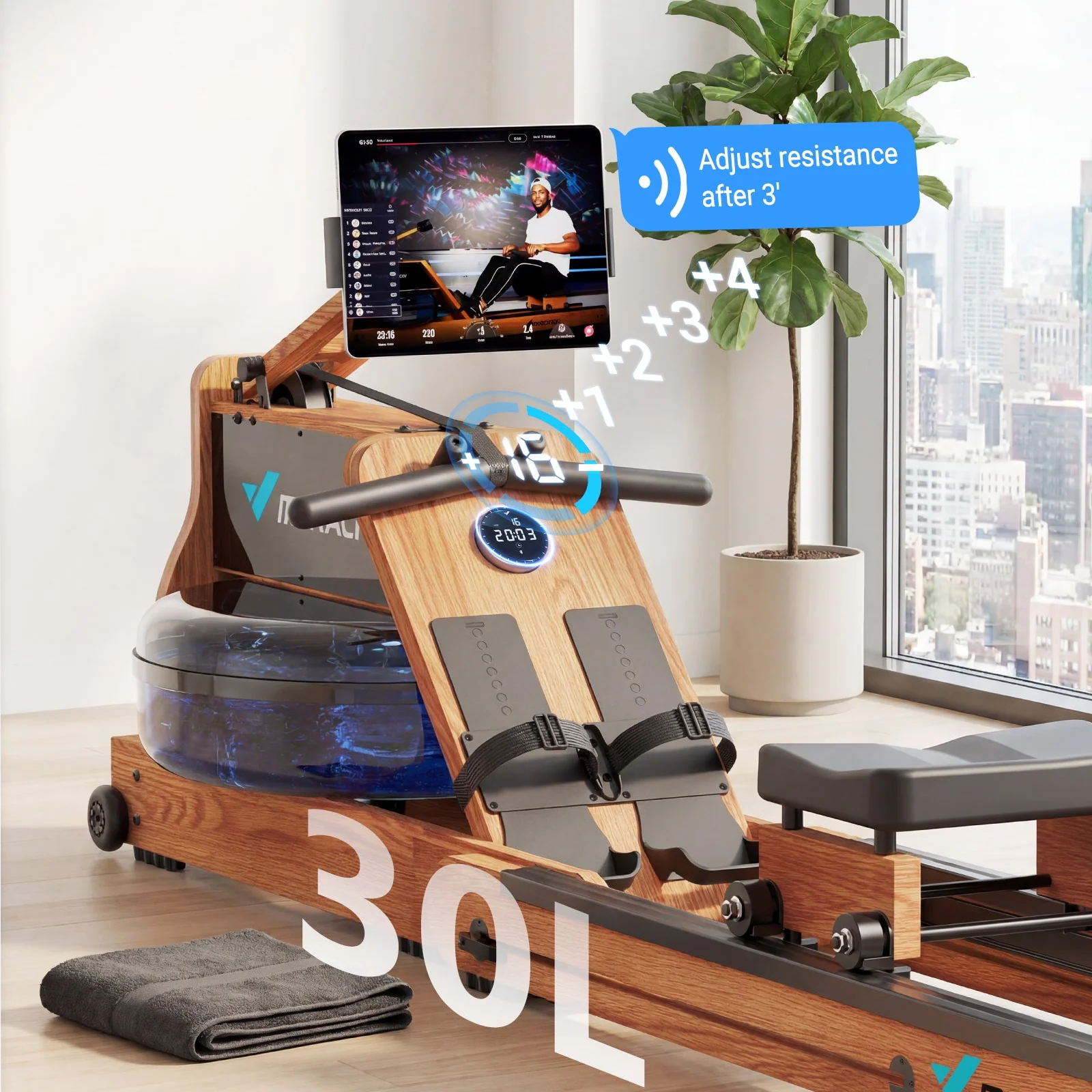 NovaRow 950 Dual Resistance Rowing Machine - Image 6