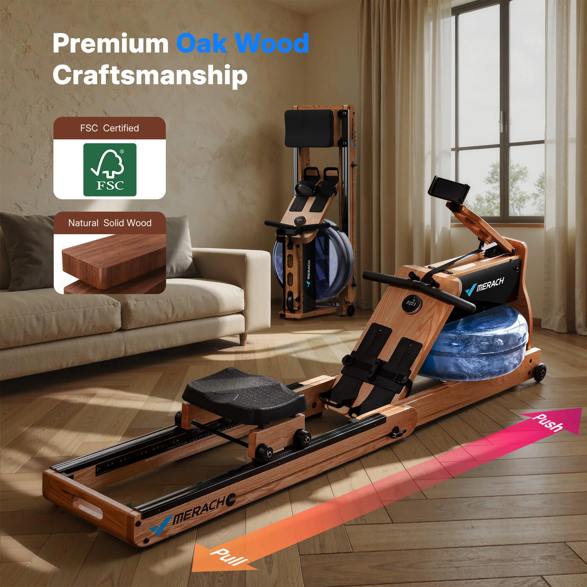 NovaRow 950 Dual Resistance Rowing Machine - Image 7