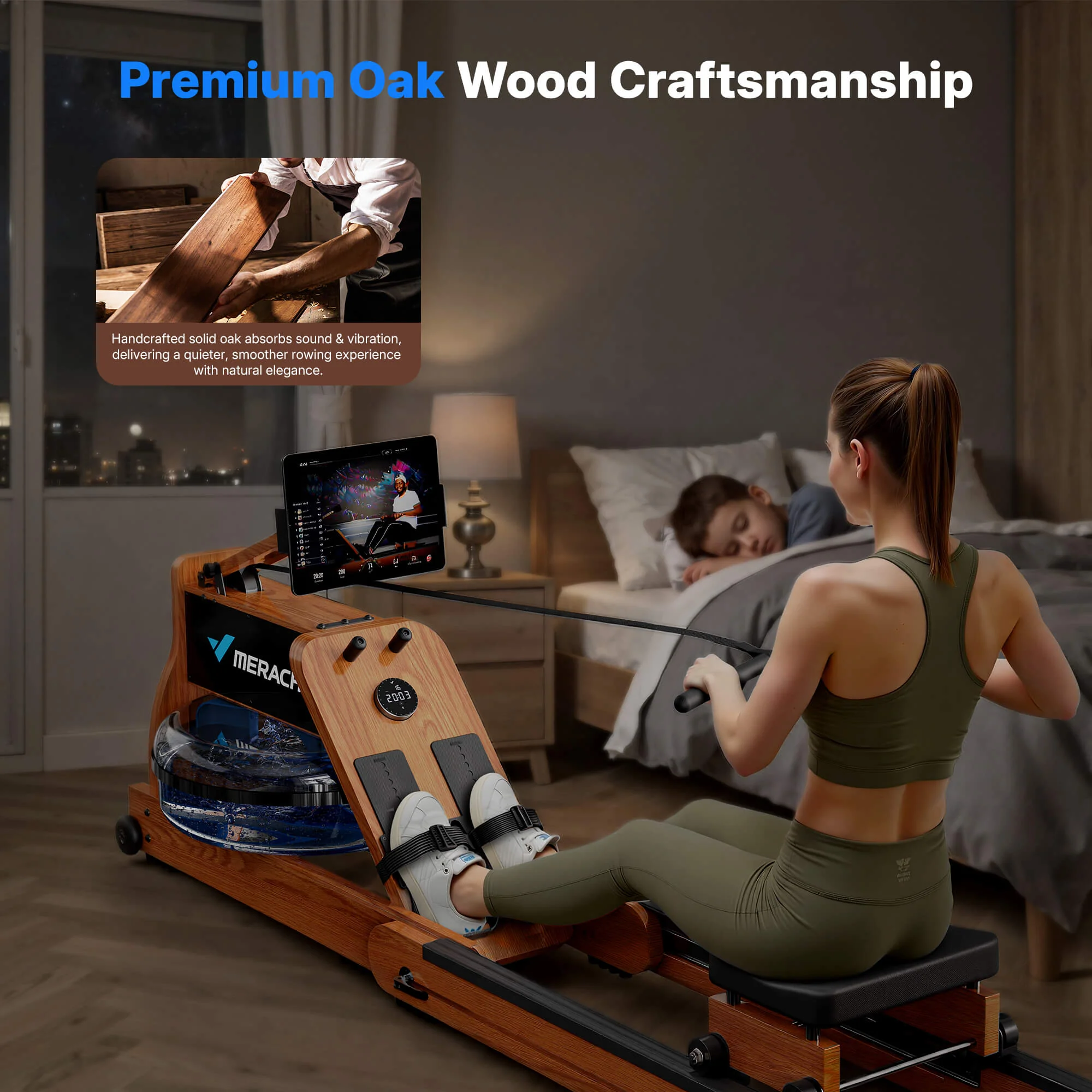 NovaRow 950 Dual Resistance Rowing Machine - Image 8