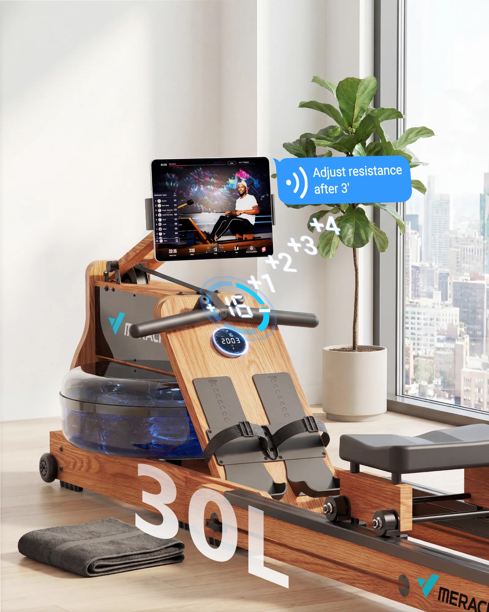 NovaRow 950 Dual Resistance Rowing Machine - Image 9