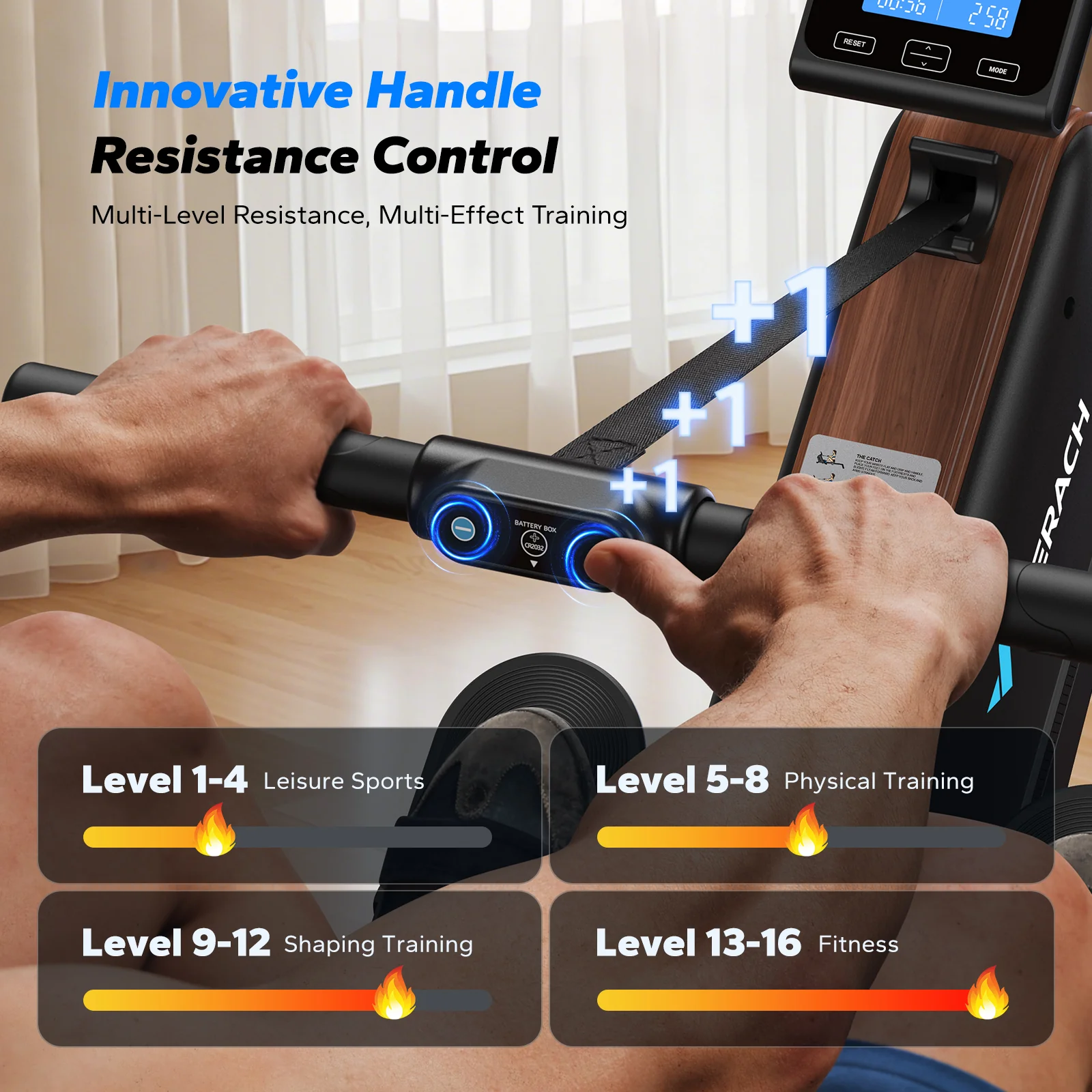 R15 Pro Electromagnetic Rowing Machine - Image 4