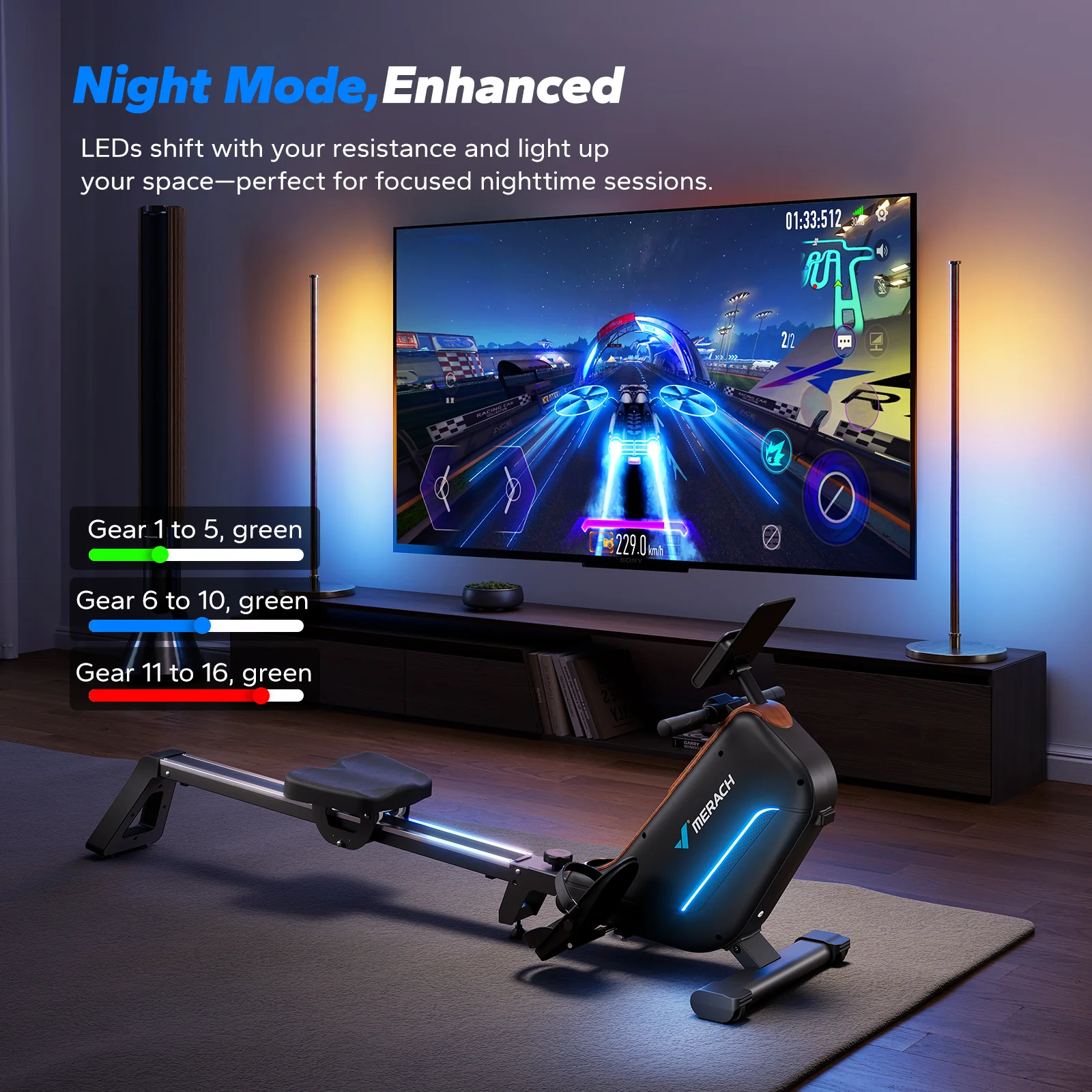 R15 Pro Electromagnetic Rowing Machine - Image 5