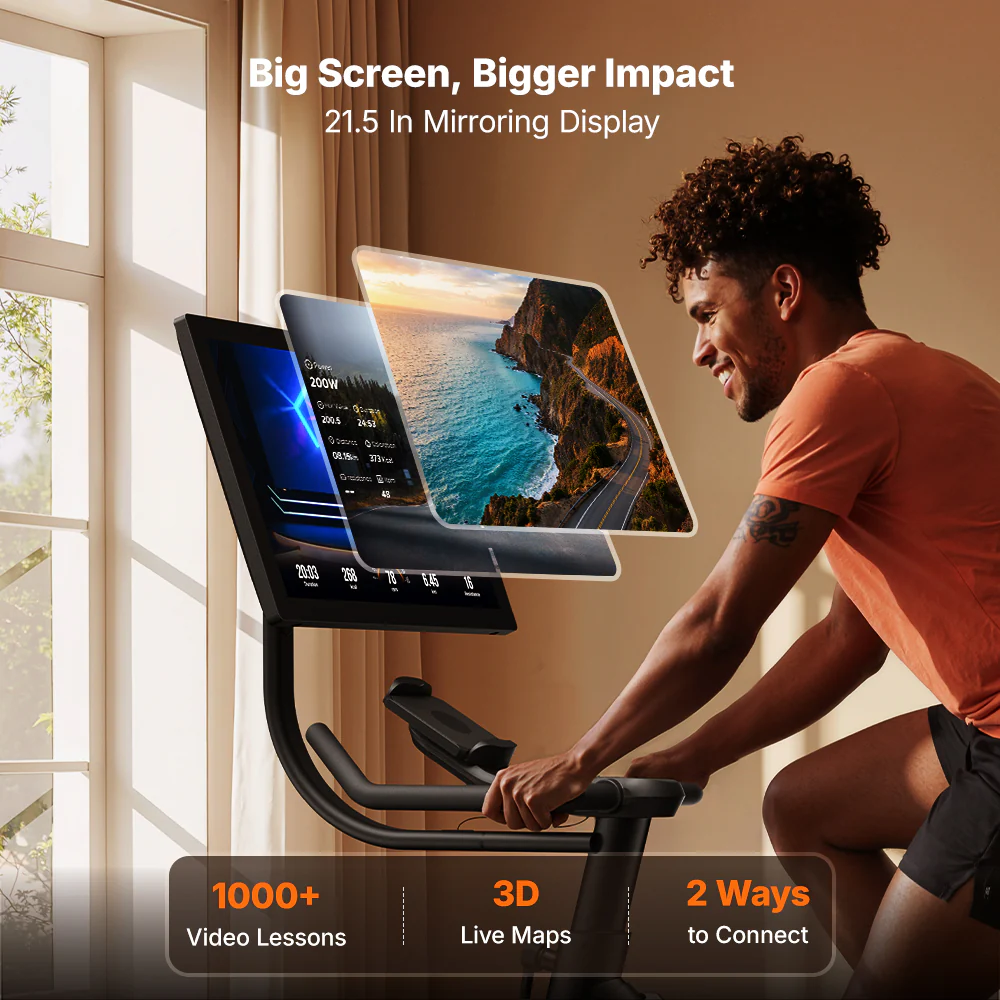 S29 Aura Exercise Bike with 21.5'' Big Screen - Image 3