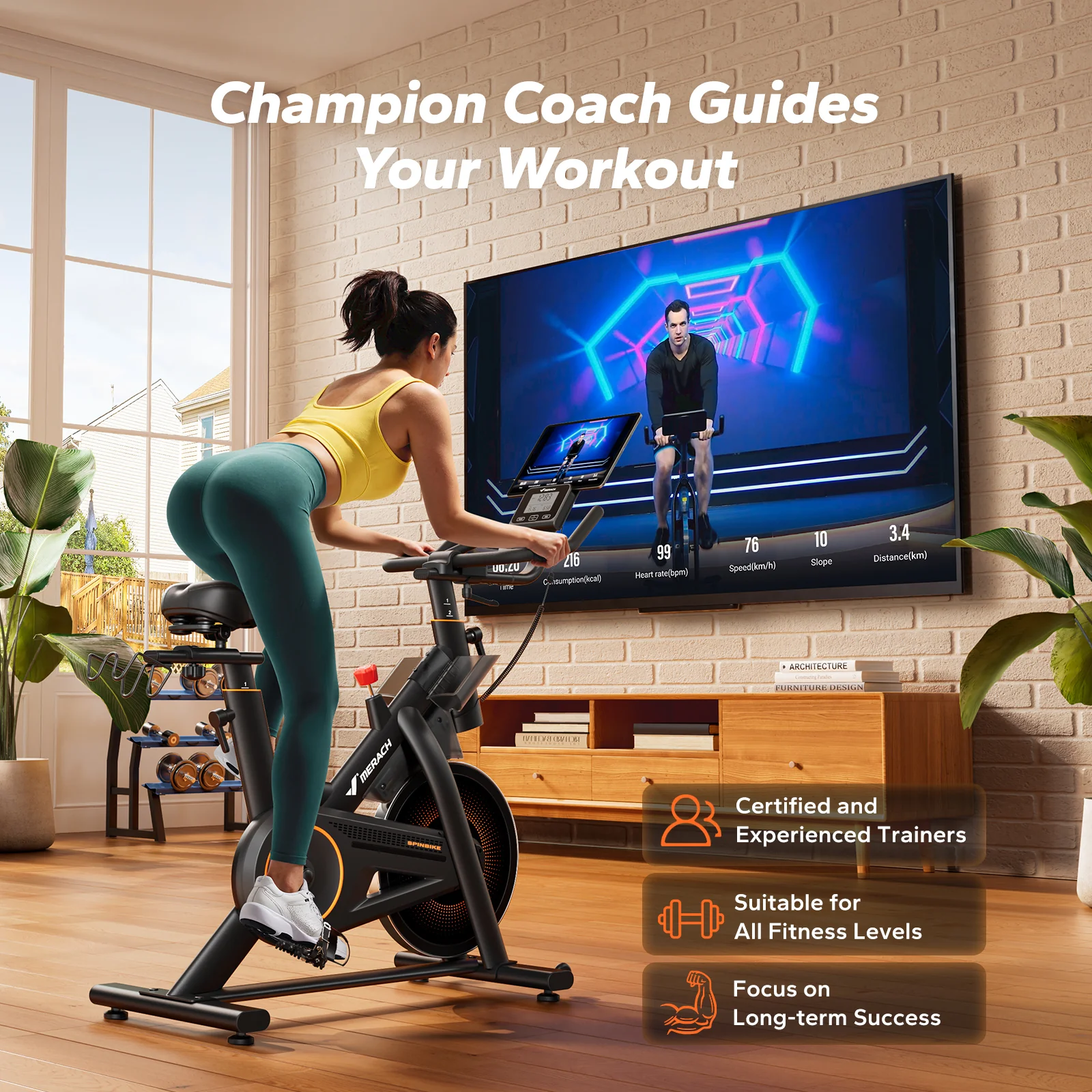 S29 Self-Powered & Auto-Resistance Exercise Bike - Image 5