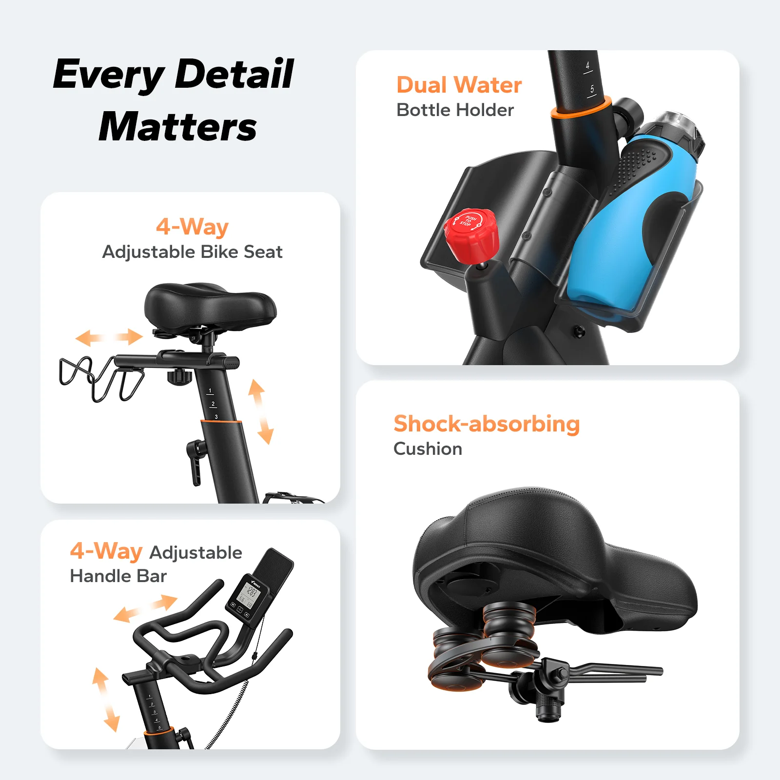 S29 Self-Powered & Auto-Resistance Exercise Bike - Image 6