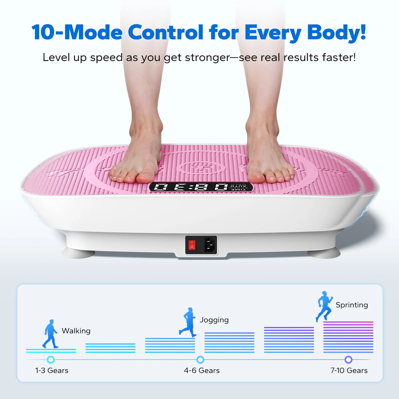 CV30 Curved Portable Slim Vibration Plate for Beginners - Image 10