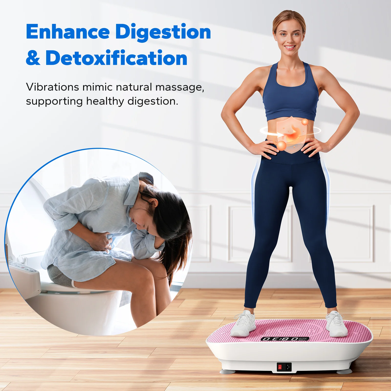 CV30 Curved Portable Slim Vibration Plate for Beginners - Image 12