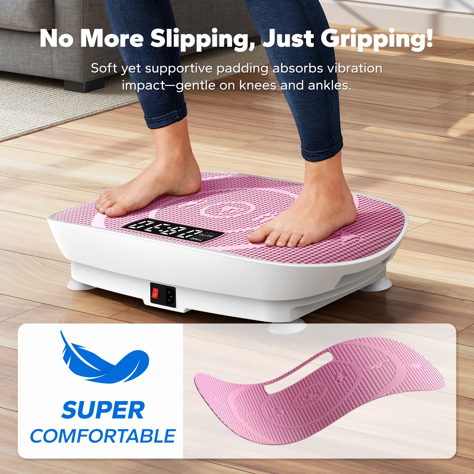 CV30 Curved Portable Slim Vibration Plate for Beginners - Image 13