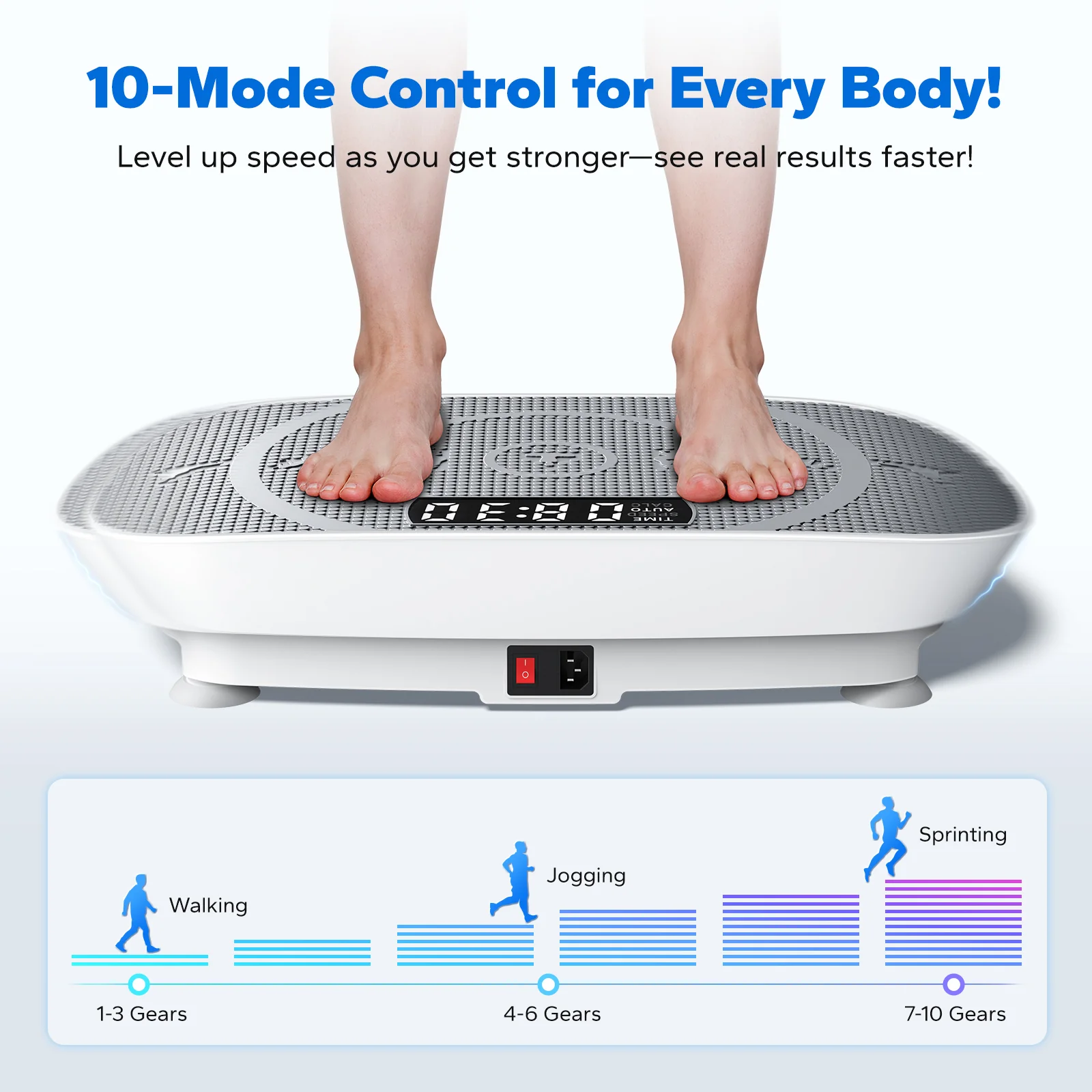 CV30 Curved Portable Slim Vibration Plate for Beginners - Image 6