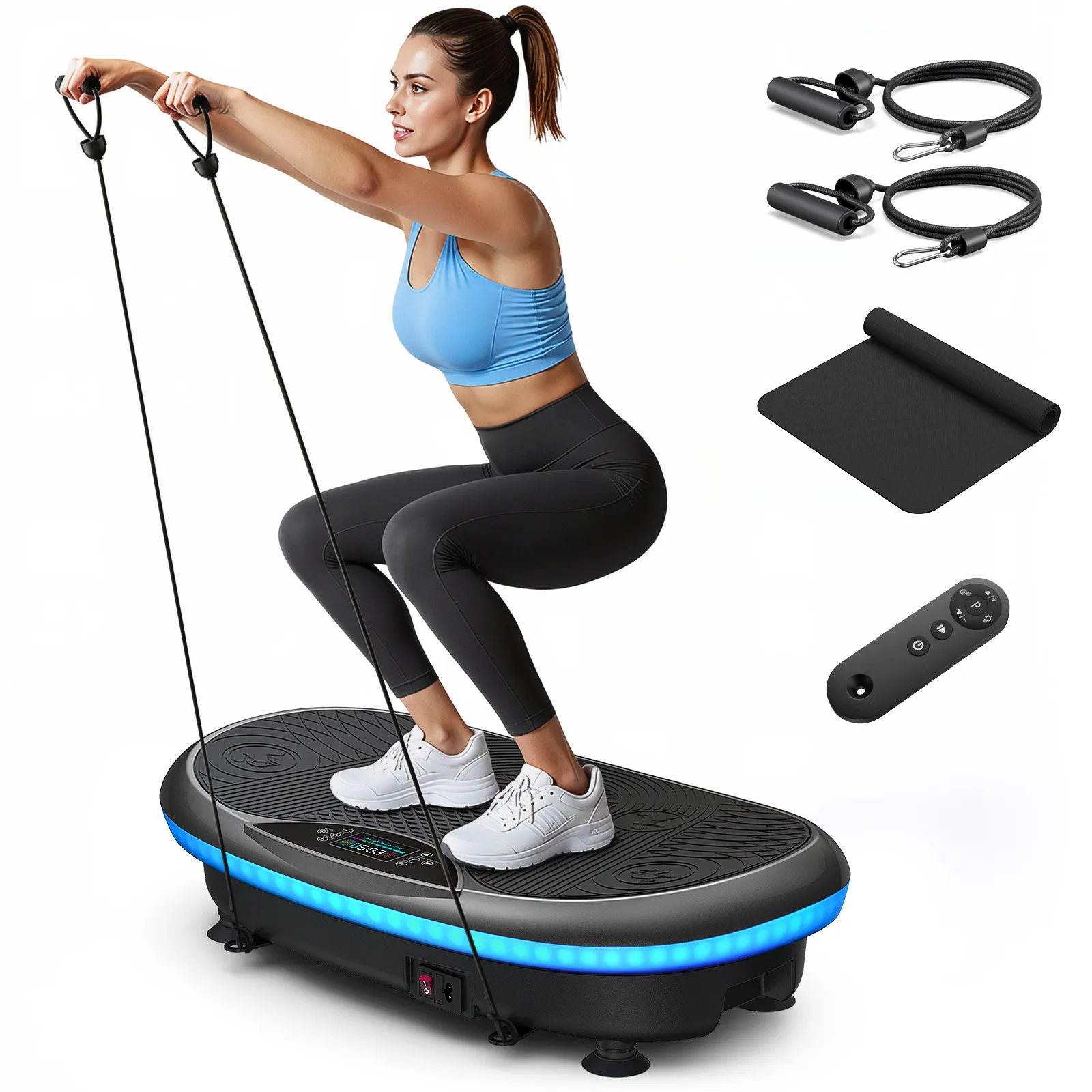 CV55 4D Curved Vibrating Workout Plate with Triple-motor System - Image 10