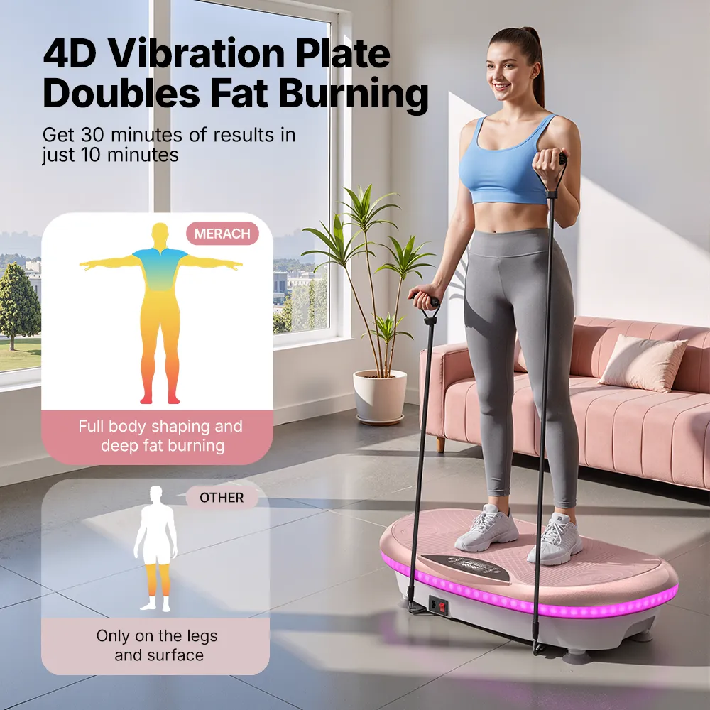 CV55 4D Curved Vibrating Workout Plate with Triple-motor System - Image 6