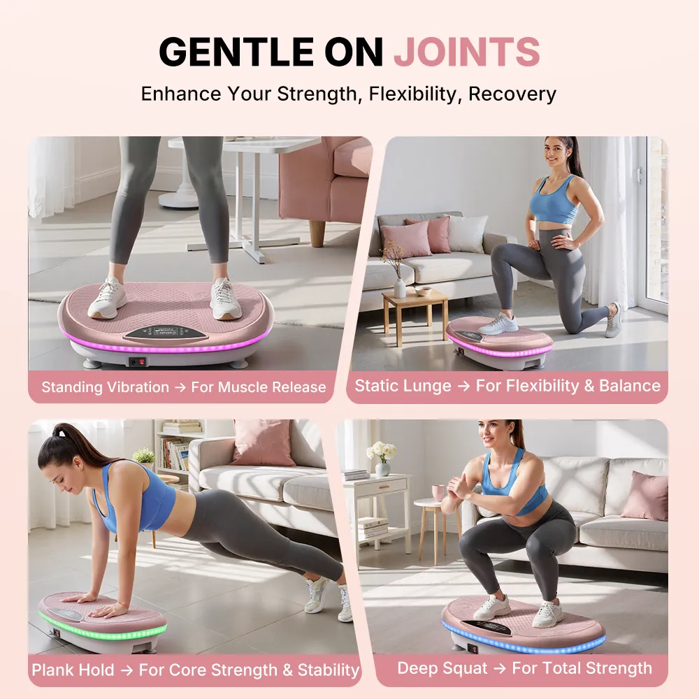 CV55 4D Curved Vibrating Workout Plate with Triple-motor System - Image 7